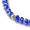 Glass Beads Stretch Bracelets Sets BJEW-JB06575-05-14