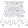 5Yards Polyester Lace Trims SRIB-HY0001-13-1