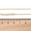 Ion Plating(IP) 304 Stainless Steel Ball Chain Bracelet for Women BJEW-G667-10G-3