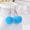 Alloy Polyester Dangle Earrings FS-WG470DC-04-1