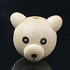 Natural Wooden Beads WOOD-S040-30-2