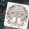 PET Hollow Out Drawing Painting Stencils DIY-WH0391-0383-3