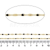 Rack Plating Brass Dapped Chains AJEW-Q153-02G-02-2