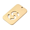 304 Stainless Steel Pendants STAS-D200-01S-G-2