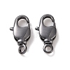 Rack Plating Brass Swivel Lobster Claw Clasps X-KK-K238-39B-L-2