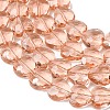 Transparent Glass Beads Strands GL-CBA7A17-03A-03-2