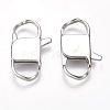 Tarnish Resistant 304 Stainless Steel Lobster Claw Clasps STAS-I082-13P-04-2