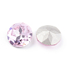 Pointed Back & Back Plated Glass Rhinestone Cabochons RGLA-J012-10mm-223-3