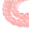 Baking Paint Imitation Jade Glass Round Bead Strands DGLA-Q021-10mm-03-3