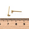 304 Stainless Steel Ball Post Stud Earring Findings LS-STAS-Z035-01G01-F-3