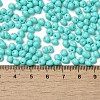 6/0 Opaque Baking Paint Glass Seed Beads SEED-M012-02A-01-4