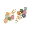 Natural Multicolor Tourmaline Pendants PALLOY-JF05436-2