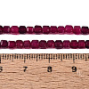 Dyed Natural Agate Beads Strands G-T138-211E-5