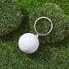 ABS Plastic Sports Ball Theme Pendants Keychains KEYC-JKC00659-03-2
