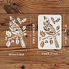 Plastic Reusable Drawing Painting Stencils Templates DIY-WH0202-301-2