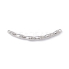 Non-Tarnish 304 Stainless Steel Connector Charms STAS-E173-03D-P-1