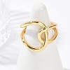 Hollow Brass Open Cuff Rings for Women RJEW-G343-08G-2