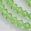 Faceted Bicone Glass Beads Strands X-EGLA-P017-4mm-01-3