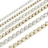  6m 6 Style Brass Rhinestone Strass Chains CHC-TA0001-04-2