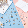 200Pcs 8 Styles CCB Plastic Pendants CCB-UN0001-04-2
