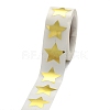 Metallic Foil Star Shape Paper Sticker Labels DIY-E023-03-3