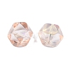 Electroplate Transparent Glass Beads EGLA-Q140-01-A05-2