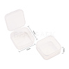 Transparent Plastic Bead Containers CON-YW0001-04-3