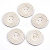 Natural Wood Buttons WOOD-N006-85-1