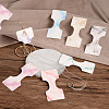 240Pcs 8 Colors Paper Necklace Display Cards CDIS-TA0001-14-6