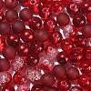 100Pcs Transparent Frosted Glass Beads Strands GLAA-CJ0002-05-4