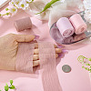 3 Rolls 3 Colors Wrinkle Polyester Ribbon OCOR-TA0002-98B-7