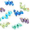 10Pcs 5 Colors Handmade Lampwork Enamel Beads LAMP-TA0002-48A-3