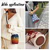 10 Pcs 5 Style Flat Round Felt Fabric DIY-PH0009-24C-6