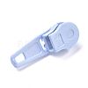 Spray Painted Alloy Replacement Zipper Sliders PALLOY-WH0067-97J-2