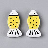 Printed Opaque Resin Beads RESI-N043-22F-1