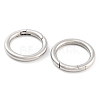 Non-Tarnish 316 Stainless Steel Spring Gate Rings STAS-M296-01P-E-01-1