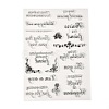 TPR Words Transparent Stamps DIY-G034-01D-2