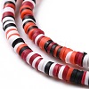 Handmade Polymer Clay Beads Strands CLAY-R089-3mm-004-4