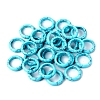 Synthetic Turquoise Plain Band Rings PW-WG25917-08-1