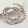 Round Shell Pearl Frosted Beads Strands BSHE-I002-14mm-22-2