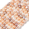 Natural Cultured Freshwater Pearl Beads Strands PA-CBABE82-01A-2