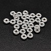 Rondelle 925 Sterling Silver Spacer Beads STER-F019-01C-2