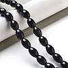Natural Black Jasper Beads Strands G-B106-B17-01-2