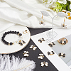 48Pcs 2 Colors Alloy Enamel Pendants ENAM-SC0006-57-3