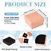 Rhombus Textured Cardboard Ring Gift Storage Boxes CON-TAC0001-07B-4