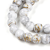 Baking Paint Glass Beads Strands DGLA-N003-6mm-B01-4