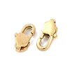 Ion Plating(IP) 304 Stainless Steel Lobster Claw Clasps X-STAS-F094-05B-G-3