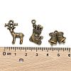 Christmas Mixed Style Tibetan Style Alloy Pendants TIBEP-F040-02AB-4