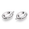 Rhodium Plated 925 Sterling Silver Charms STER-T004-56P-3
