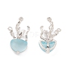 Resin Sea Animal Pendants PALLOY-K003-04P-2